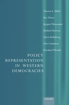 Miller / Pierce / Thomassen |  Policy Representation in Western Democracies | Buch |  Sack Fachmedien