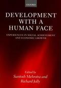 Jolly / Mehrotra |  Develpment with a Human Face | Buch |  Sack Fachmedien
