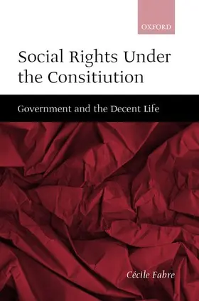 Fabre |  Social Rights Under the Constitution | Buch |  Sack Fachmedien