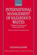 Kummer |  International Management of Hazardous Wastes | Buch |  Sack Fachmedien