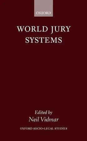 Vidmar |  World Jury Systems | Buch |  Sack Fachmedien
