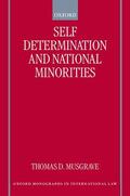 Musgrave |  Self-Determination and National Minorities | Buch |  Sack Fachmedien
