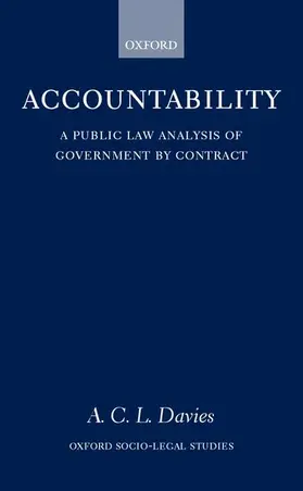 Davies |  Accountability | Buch |  Sack Fachmedien