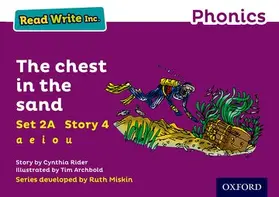 Rider |  Read Write Inc. Phonics: The chest in the sand (Purple Set 2A Storybook 4) | Buch |  Sack Fachmedien