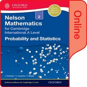Chambers / Crawshaw / Balaam |  Nelson Probability and Statistics 2 for Cambridge International A Level Online Student Book | Sonstiges |  Sack Fachmedien