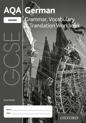 Riddell |  AQA GCSE German Higher Grammar, Vocabulary & Translation Workbook for the 2016 specification (Pack of 8) | Buch |  Sack Fachmedien