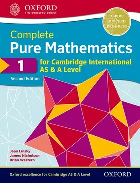 Linsky / Western / Nicholson |  Complete Pure Mathematics 1 for Cambridge International AS & A Level | Buch |  Sack Fachmedien