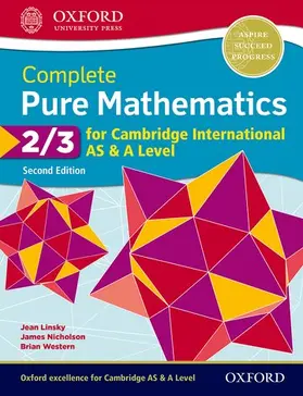 Linsky / Western / Nicholson |  Complete Pure Mathematics 2 & 3 for Cambridge International AS & A Level | Buch |  Sack Fachmedien