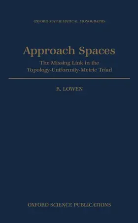 Lowen |  Approach Spaces | Buch |  Sack Fachmedien