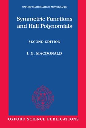 Macdonald | Oxford Mathematical Monographs | Buch | 978-0-19-850450-4 | sack.de