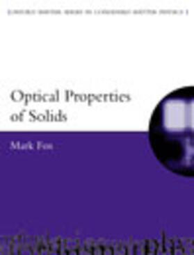 Fox | Optical Properties of Solids | Buch | 978-0-19-850612-6 | sack.de