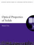 Fox |  Optical Properties of Solids | Buch |  Sack Fachmedien