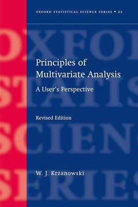 Krzanowski | Principles of Multivariate Analysis | Buch | 978-0-19-850708-6 | sack.de