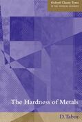 Tabor |  The Hardness of Metals | Buch |  Sack Fachmedien
