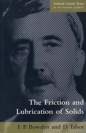 Bowden / Tabor |  The Friction and Lubrication of Solids | Buch |  Sack Fachmedien