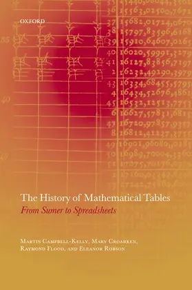 Campbell-Kelly / Croarken / Flood |  The History of Mathematical Tables | Buch |  Sack Fachmedien