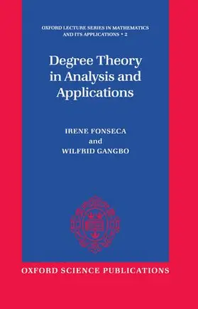 Fonseca / Gangbo |  Degree Theory in Analysis and Applications | Buch |  Sack Fachmedien