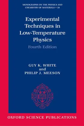 White / Meeson |  Experimental Techniques in Low-Temperature Physics | Buch |  Sack Fachmedien