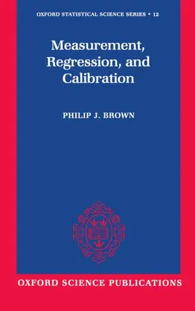 Brown |  Measurement, Regression, and Calibration | Buch |  Sack Fachmedien