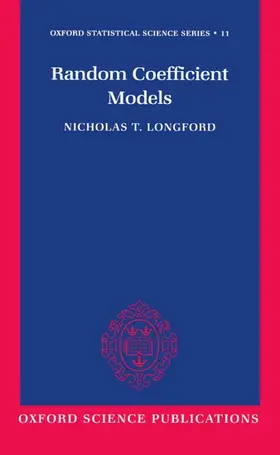 Longford |  Random Coefficient Models | Buch |  Sack Fachmedien