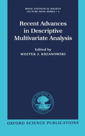 Krzanowski |  Recent Advances in Descriptive Multivariate Analysis | Buch |  Sack Fachmedien