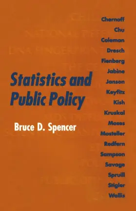 Spencer |  Statistics and Public Policy | Buch |  Sack Fachmedien
