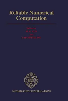 Cox / Hammarling |  RELIABLE NUMERICAL COMPUTAT C | Buch |  Sack Fachmedien