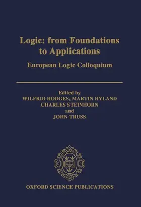 Hodges / Hyland / Steinhorn |  Logic: From Foundations to Applications | Buch |  Sack Fachmedien