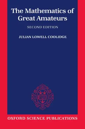 Coolidge |  The Mathematics of Great Amateurs | Buch |  Sack Fachmedien