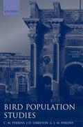 Hirons / Perrins / Lebreton |  Bird Population Studies | Buch |  Sack Fachmedien