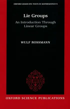 Rossman / Rossmann |  Lie Groups | Buch |  Sack Fachmedien