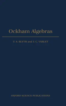 Blyth / Varlet |  Ockham Algebras | Buch |  Sack Fachmedien