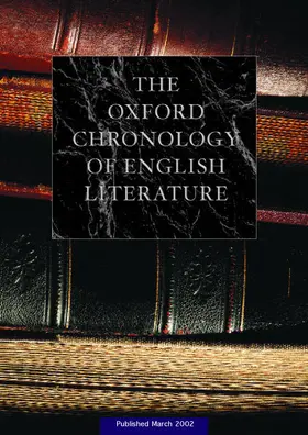 Cox |  The Oxford Chronology of English Literature | Buch |  Sack Fachmedien