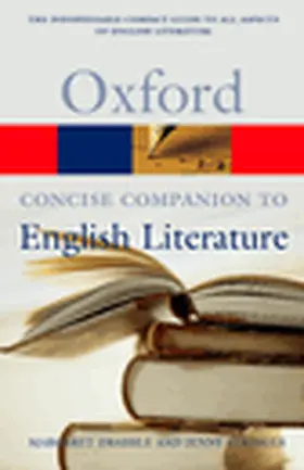 Drabble / Stringer |  The Concise Oxford Companion to English Literature | Buch |  Sack Fachmedien