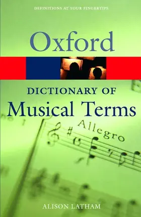 Latham |  The Oxford Dictionary of Musical Terms | Buch |  Sack Fachmedien