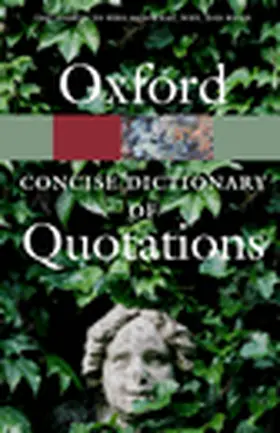 Knowles |  The Concise Oxford Dictionary of Quotations | Buch |  Sack Fachmedien
