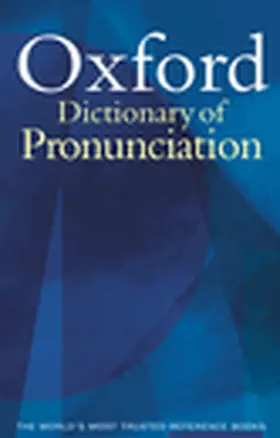 Upton / Kretzschmar / Konopka |  Oxford Dictionary of Pronunciation for Current English | Buch |  Sack Fachmedien