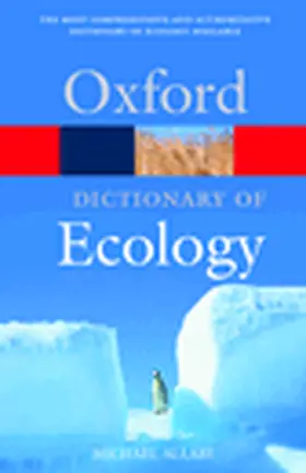 Allaby |  A Dictionary of Ecology | Buch |  Sack Fachmedien