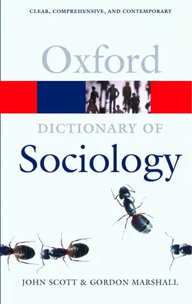 Scott / Marshall |  A Dictionary of Sociology | Buch |  Sack Fachmedien