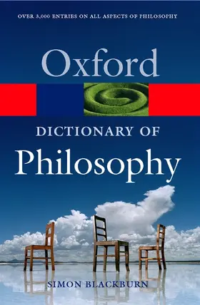 Blackburn |  The Oxford Dictionary of Philosophy | Buch |  Sack Fachmedien