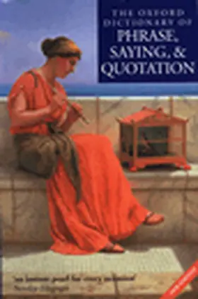 Ratcliffe |  The Oxford Dictionary of Phrase, Saying, and Quotation | Buch |  Sack Fachmedien
