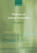 Geeraerts |  Theories of Lexical Semantics | Buch |  Sack Fachmedien