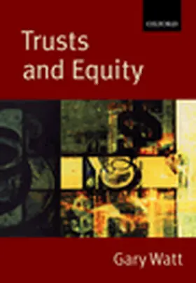 Watt |  Trusts and Equity | Buch |  Sack Fachmedien