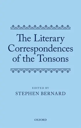 Bernard |  LITERARY CORRESPONDENCES OF TONSONS C | Buch |  Sack Fachmedien