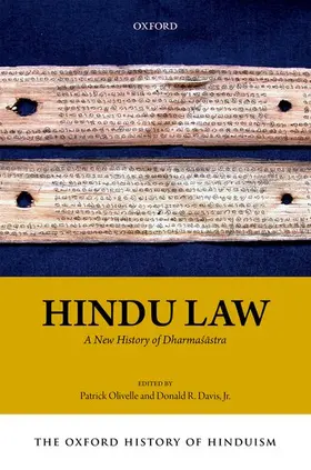 Olivelle / Davis |  The Oxford History of Hinduism: Hindu Law | Buch |  Sack Fachmedien