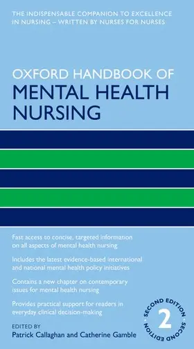 Callaghan / Gamble |  Oxford Handbook of Mental Health Nursing | Buch |  Sack Fachmedien