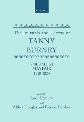 Burney / Hemlow / Douglas |  JOURNALS & LETTERS FANNY BURNEY VOL 11 C | Buch |  Sack Fachmedien