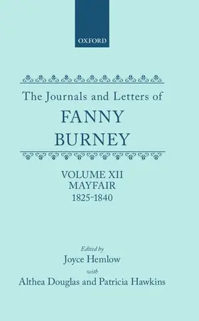 Burney / Hemlow / Douglas |  Volume XII: Mayfair 1825-1840 | Buch |  Sack Fachmedien