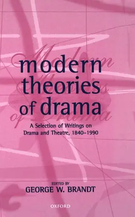 Brandt |  Modern Theories of Drama | Buch |  Sack Fachmedien