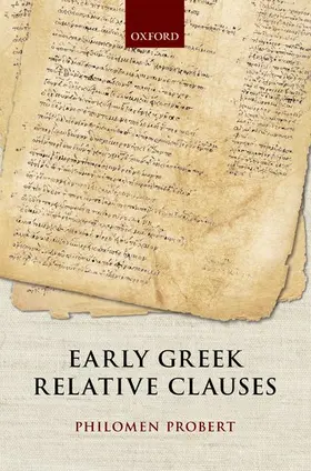 Probert |  EARLY GREEK RELATIVE CLAUSES C | Buch |  Sack Fachmedien